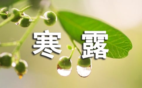 寒露绝美诗词(精选69首)
