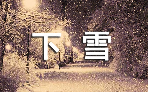 写下雪的日记(通用26篇)