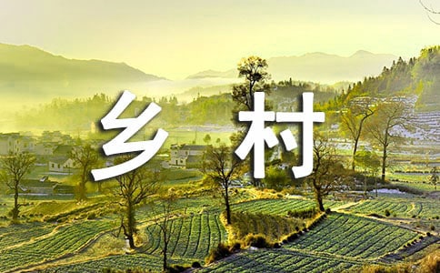 乡村的工作计划